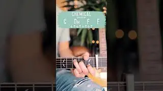 Chemical Post Malone Guitar Tutorial // Chemical Guitar Lesson #shorts