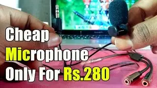 Best Cheap Clip Microphone for Voice Recording And 3.5 Audio Adapter in INDIA