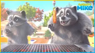 Mike's Wild Raccoon Adventures: Chaos Unleashed | 60' Compilation | Cartoon for Kids