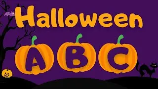 Halloween ABC | Learn the ALPHABET for TODDLERS | (Preschool Learning Videos)