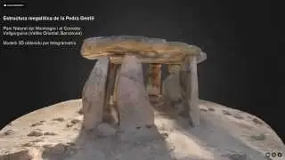 ARQUEOLOGÍA 3D. Dolmen de la Pedra Gentil.