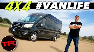 This Giant 4x4 Ford Transit Blows Me Away With Speed and Monstrous Traction! Twin-turbo #Vanlife