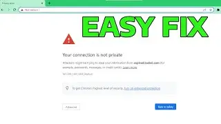 How To Fix SSL Certificate Error in Google Chrome Error (ERR_SSL_PROTOCOL_ERROR) in Windows 11 / 10