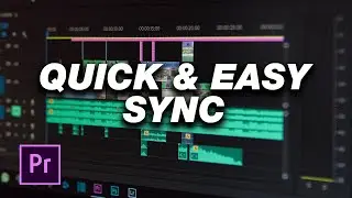 Adobe Premiere Pro Tutorial: How To Sync Audio & Video (For Beginners)