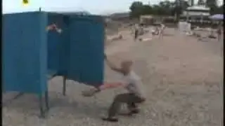 hidden camera bathroom in beach