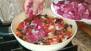 Печенка и Сердечка с ОВОЩАМИ покорило всех моих гостей! Невероятно вкусный рецепт!