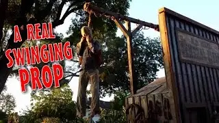 DIY Halloween Prop | Animated Halloween Decoration | Pneumatic Thrasher Hangman & Gallows