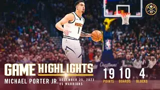 Michael Porter Jr. Full Game Christmas Highlights 🎥 | 12/25/23