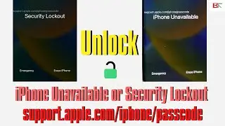 FIX: Unlock iPhone Unavailable/ Security Lockout support.apple.com/iphone/passcode Screen (iOS 16.4)