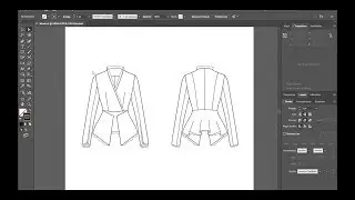Жакет в Adobe Illustrator