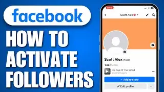 🔥 How to ACTIVATE FOLLOWERS on FACEBOOK 2024 | Activate the Follow Button on Facebook