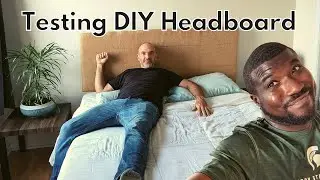 DIY Burlap Headboard for Queen Bed