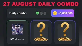 27 AUGUST HAMSTER KOMBAT DAILY COMBO CARDS TODAY