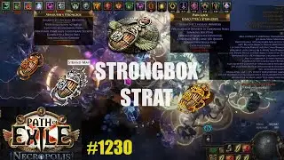 【Path of Exile 3.24】Strongbox Currency Farming Strat in Necropolis League  - 1230