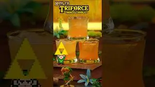 How To Make The Triforce | Non-Alcoholic Zelda Drinks | #triforce #zelda #sincitybartender