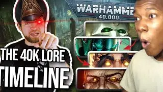 What is Warhammer 40,000? | Timeline of 40k Lore REACTION