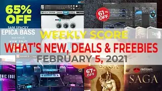 Deals on Plugins & Virtual Instruments | February 5, 2021 | Weekly Score