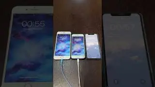 iPhone 7 Plus vs iPhone 8 vs iPhone X boot up test #shorts #iphone7plus #iphone8 #iphonex #ios