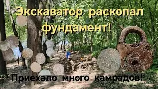 жара +30, а мы на коп! Раскопали старые фундаменты. коп, лето 2024.