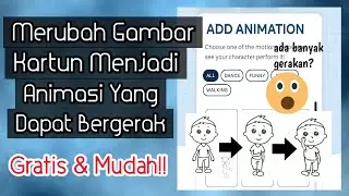 Merubah Gambar 2 Dimensi Menjadi Animasi Bergerak Gratis || MONLIS TRIK