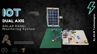 IOT Dual Axis Solar Panel  Monitoring using Arduino | 🔖Best Engineering Project