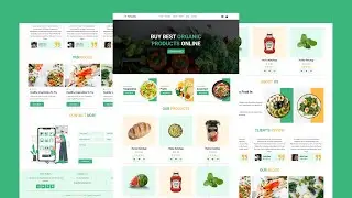 Responsive Grocery Store Website Design Using HTML - CSS - JAVASCRIPT