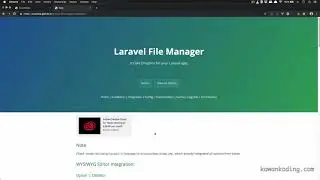 04 Implementasi Laravel File Manager di CKEditor