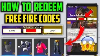 How To Redeem Free Fire Codes | How To Use Free Fire Redeem Code 🔥