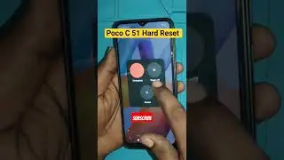 Poco C51 Hard Reset pattern Lock  solution 