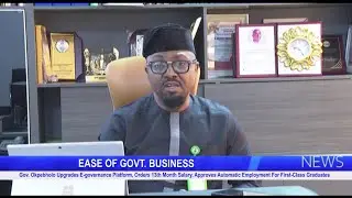 Gov. Okpebholo Upgrades E-Governance, Approves 13th Month Salary & Jobs for First-Class Graduates