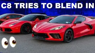 2020 C8 CORVETTE HANGIN WITH EXOTICS! FERRARI 488 & McLaren