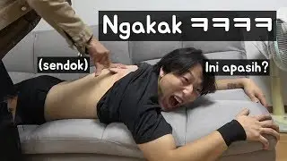 Teman Korea Nyobain Dikerok!! Tak ada koin, SENDOKpun jadi