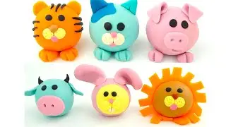 Пластилин для детей  Учимся лепить Play doh for kids