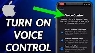 How To Turn On Voice Control On iPhone