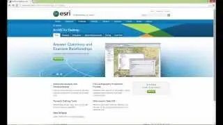 ArcGIS Basics (1/6) - About ArcGIS for Desktop