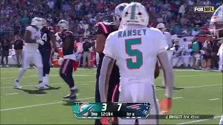 Jacoby Brissett - Every Completed Pass & Run - Patriots vs Miami Dolphins - NFL Week 5 2024