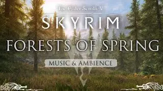 The Forests of Spring | Peaceful Spring Skyrim Music & Ambience | 3 Hours