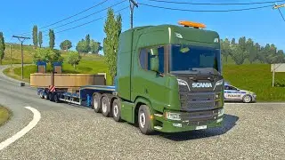 High-Tech Device Delivery to Nuremberg | Scania R 730 - Euro Truck Simulator 2 |