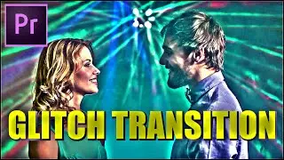 How to apply a GLITCH transition effect in PREMIERE PRO?  - Day 8