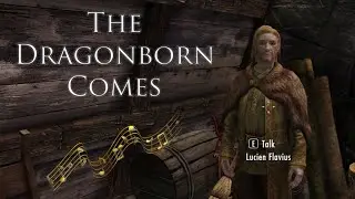 Lucien Sings The Dragonborn Comes - Skyrim Mod #shorts