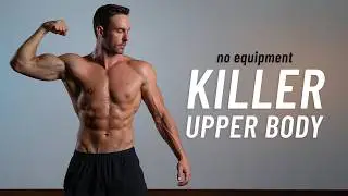 15 MIN TOTAL UPPER BODY Workout (No Equipment, No Repeats)