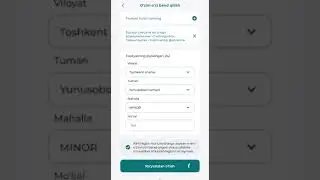 Soliq mobil ilovasida o'zini o‘zini band qilgan shaxs sifatida ro‘yxatdan o‘tish mumkin