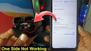 bluetooth earphone one side not working realme