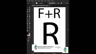 Create logo in adobe illustrator easily #shorts