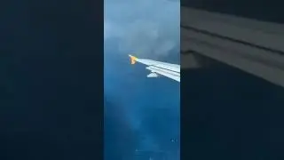 Beautiful Ocean Scene from Aeroplane ❤️🔥