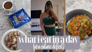 WHAT I EAT IN A DAY | to lose weight, calorie deficit meals, weight loss journey + more!