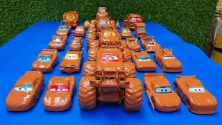 Clean up muddy minicars & disney pixar car convoys! Play in the garden