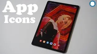 How To Change / Create App Icons On Samsung Galaxy Tab S9/ Tab S9+/ Tab S9 Ultra