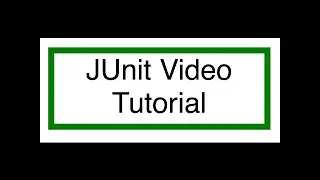 JUnit Tutorial 1