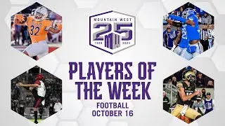 MW Football Players of the Week – 10/16/23